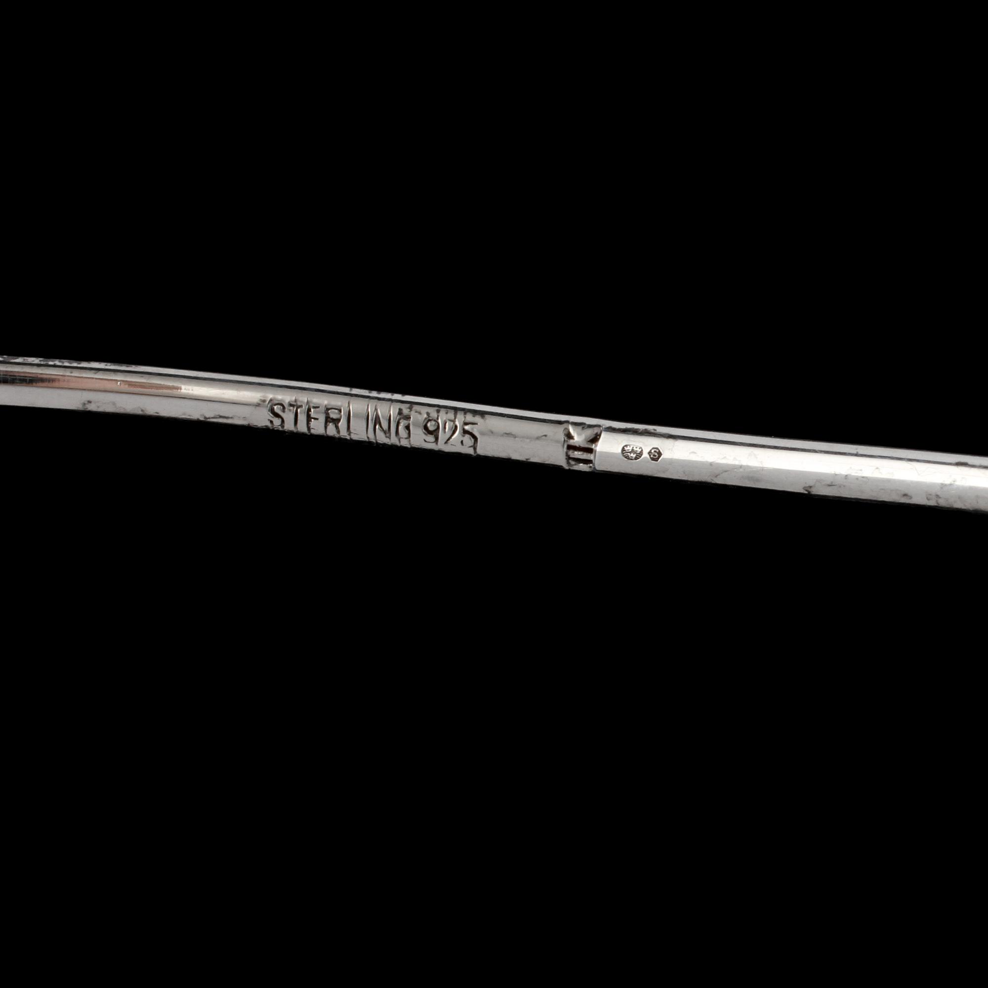 COLLIER, sterlingsilver, importstämplat. Vikt 36 g.