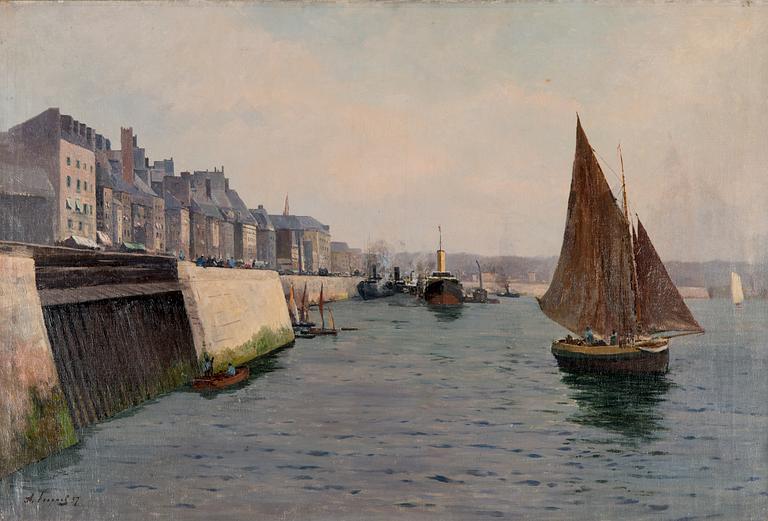 ALEXANDR SEMENOVICH EGORNOV, HARBOUR VIEW, LE HAVRE.