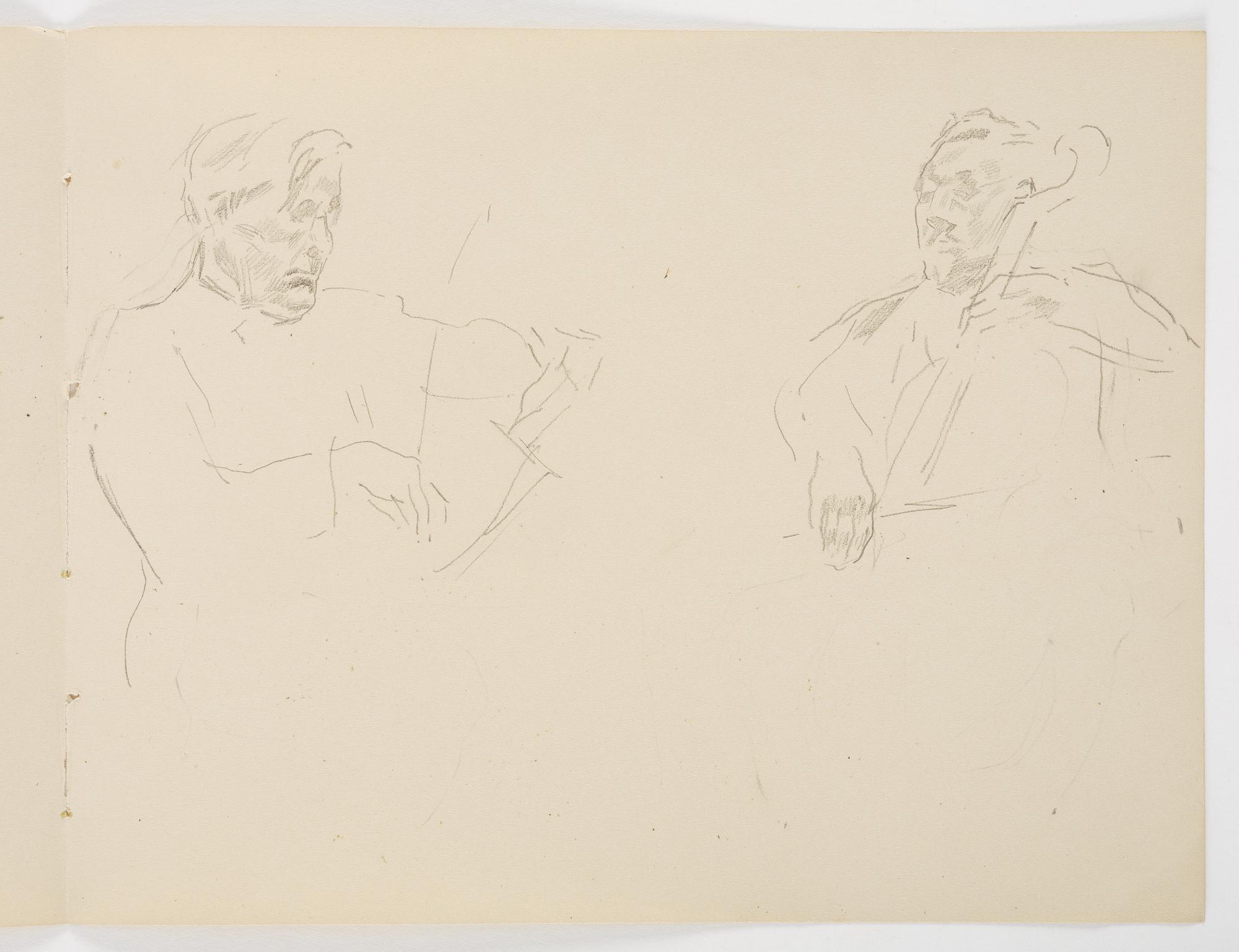 Lotte Laserstein, Skisser, 14 stycken.