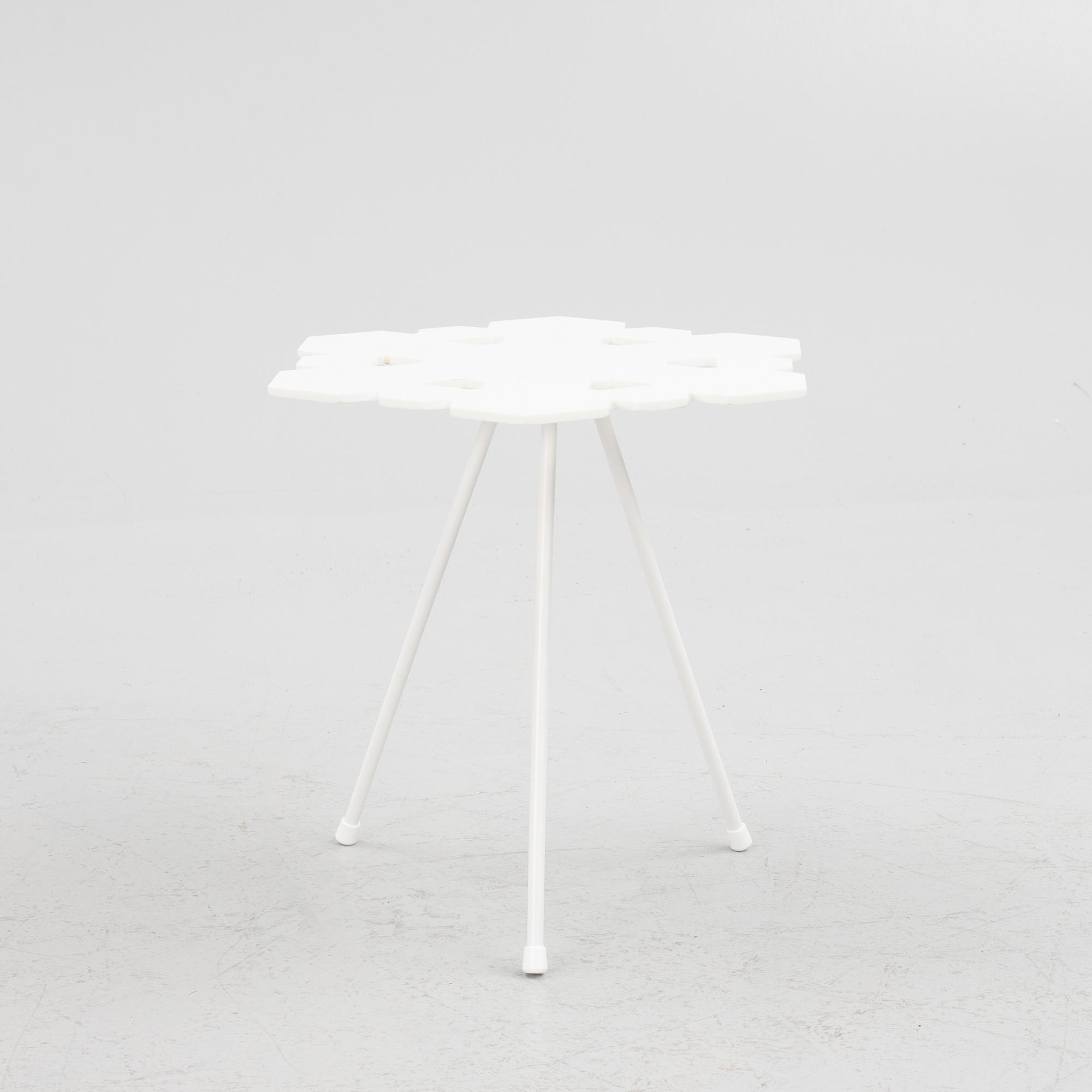 Claesson Koivisto Rune, a 'Snowflakes' side table, Offecct, 2009, prototype.