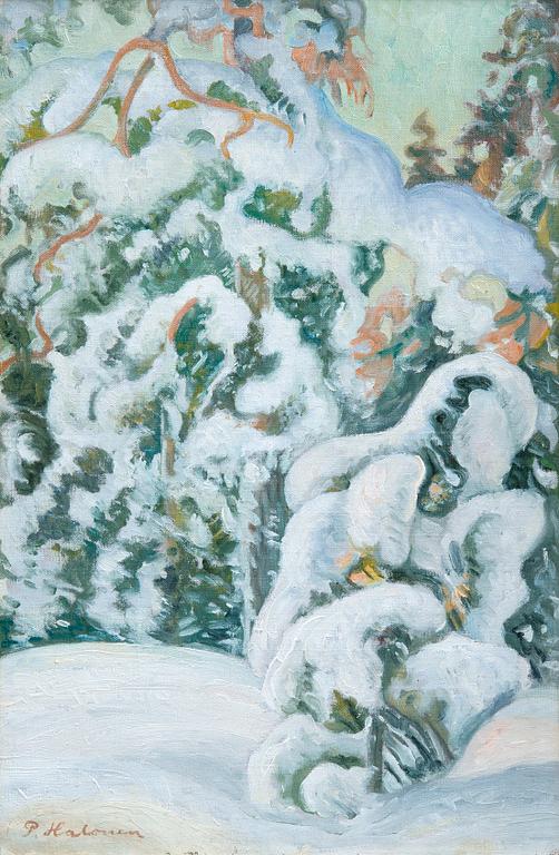 Pekka Halonen, WINTER LANDSCAPE.