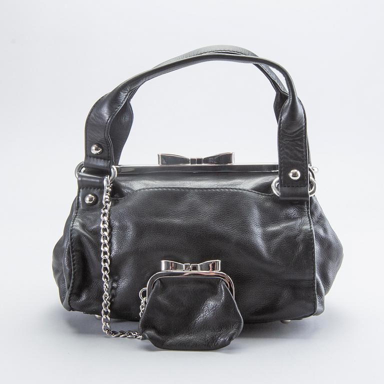 Sonia Rykiel, bag with purse, leather.
