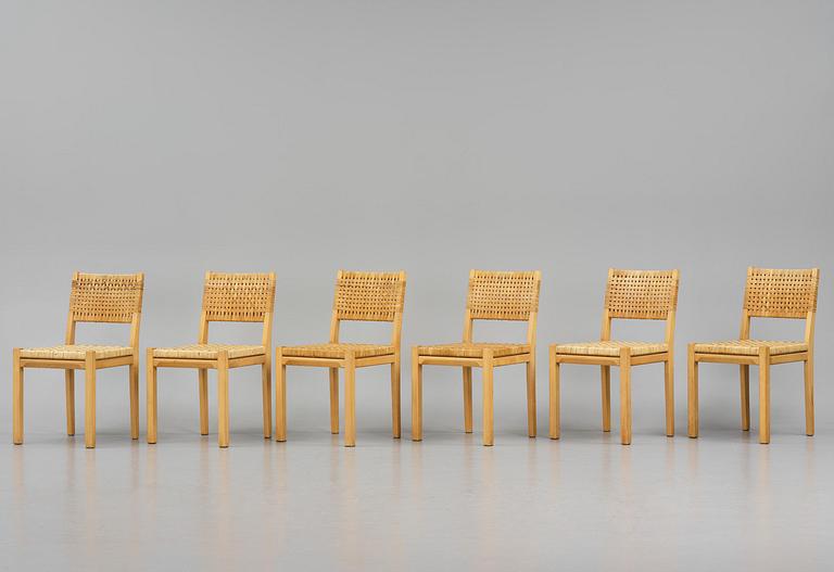 Aino Aalto, stolar, sex stycken, modell "615", Artek, Finland, 1900-talets andra hälft.