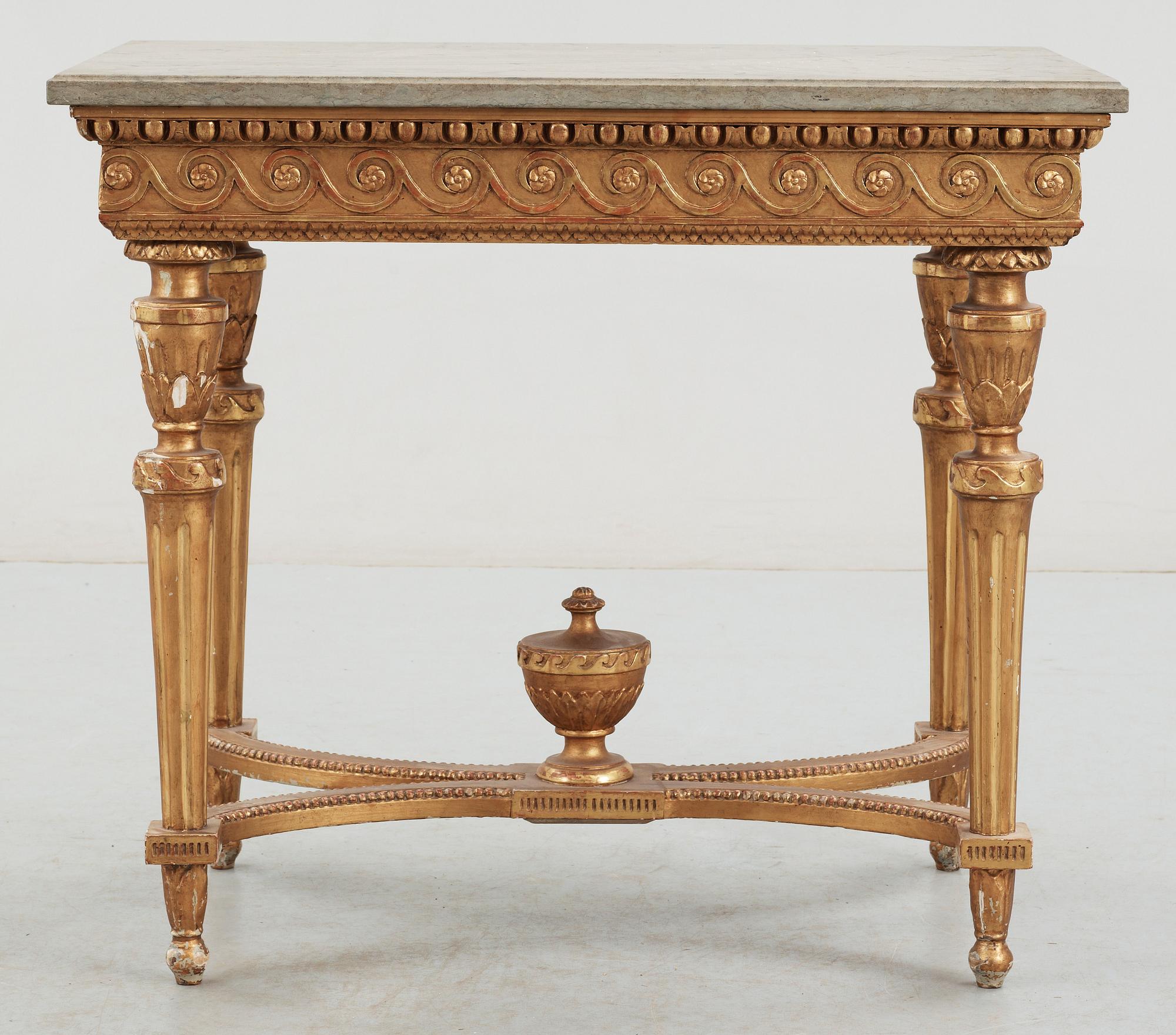 SALONGSBORD, gustaviansk stil, 1800-tal.