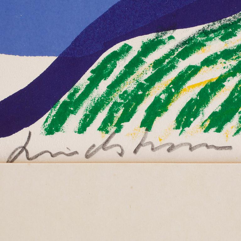 BENGT LINDSTRÖM, färglitografi, sign o numr 18/99.