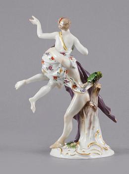 FIGURIN, porslin, Meissen, 1919.