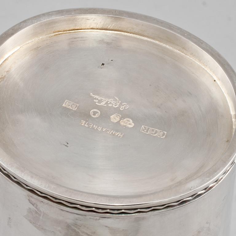 VAS, silver, Eric Råström, Stockholm, 1966. Vikt 585 g.
