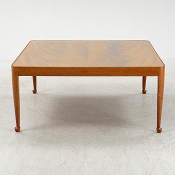 Josef Frank, a 'Diplomat' mahogany veneered coffee table, produced prior to 1985.