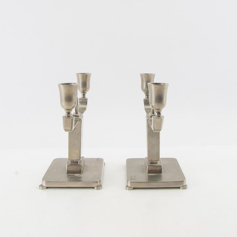 Candelabra, a pair, GAB, 20th century.