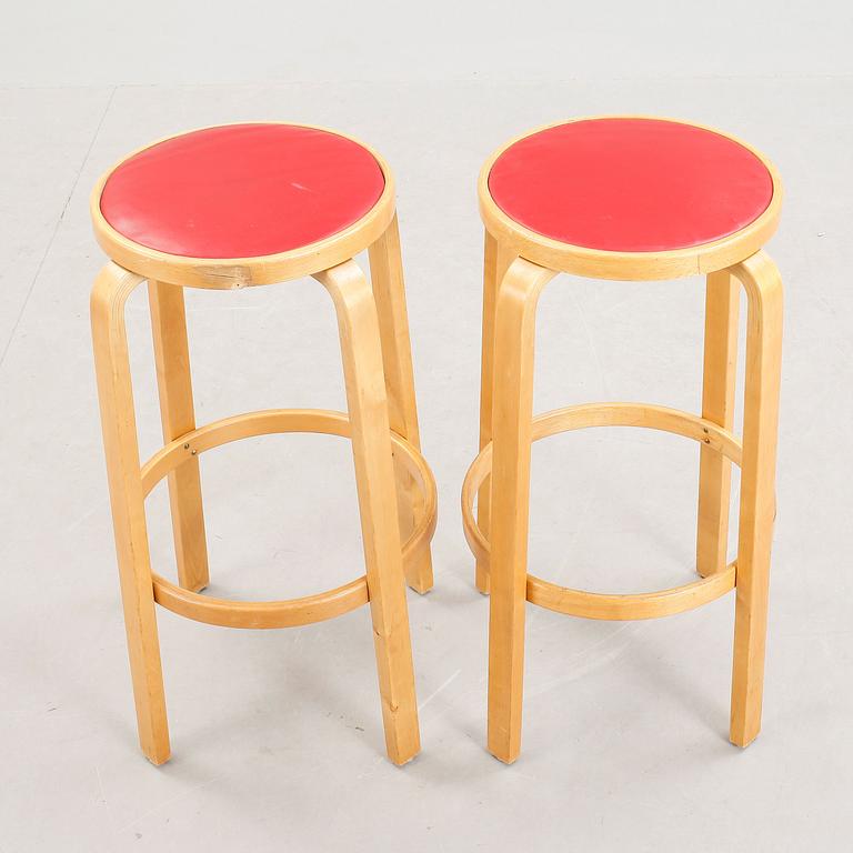 BARPALLAR, ett par, Alvar Aalto, Svenska AB Artek Hedemora, 1946-56.