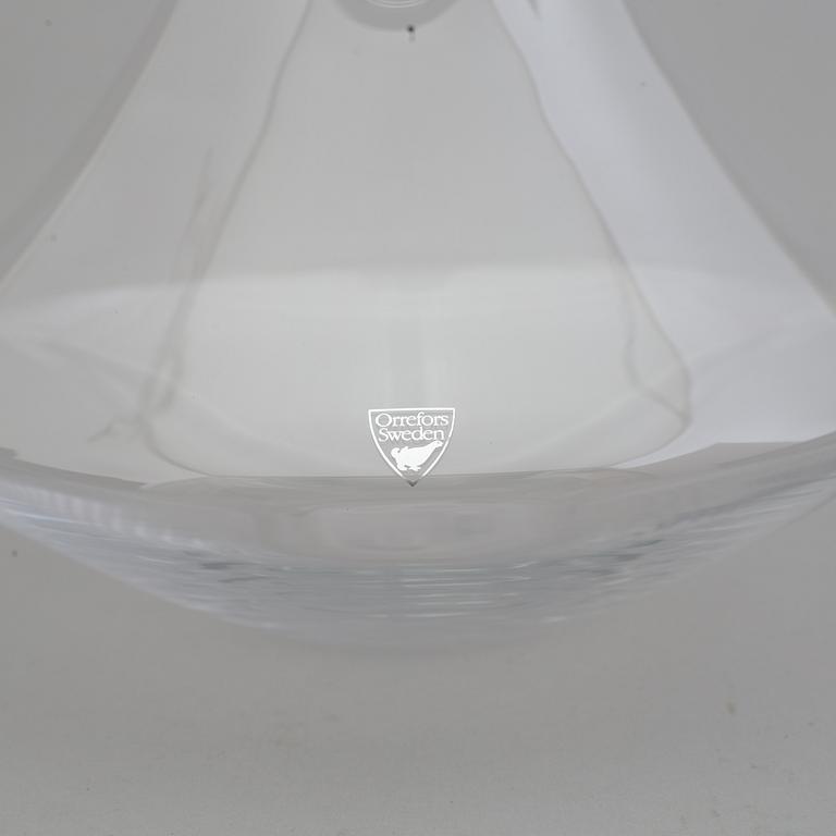 ERIKA LAGERBIELKE, karaffer, 2+2 st, "Divine", glas, Orrefors, 2000-tal.