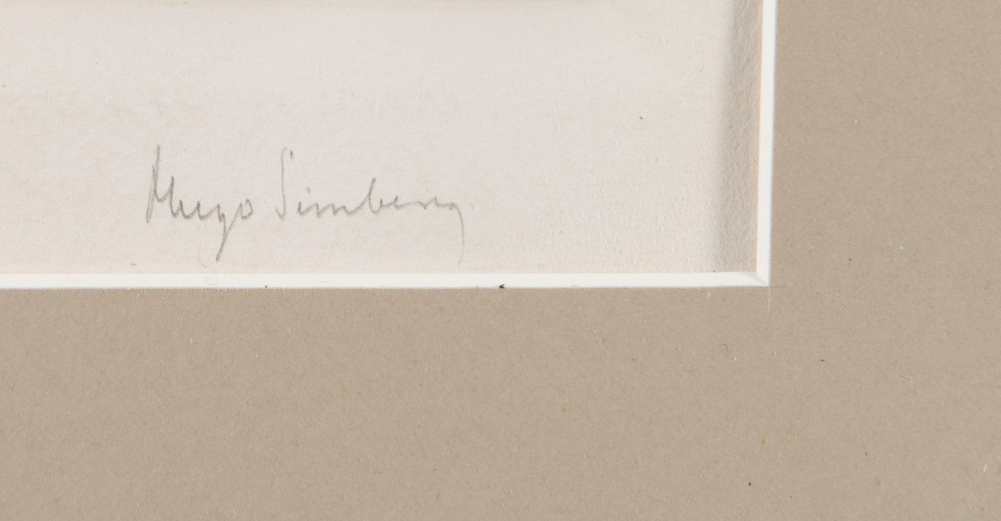 etching and drypoint, later signature.