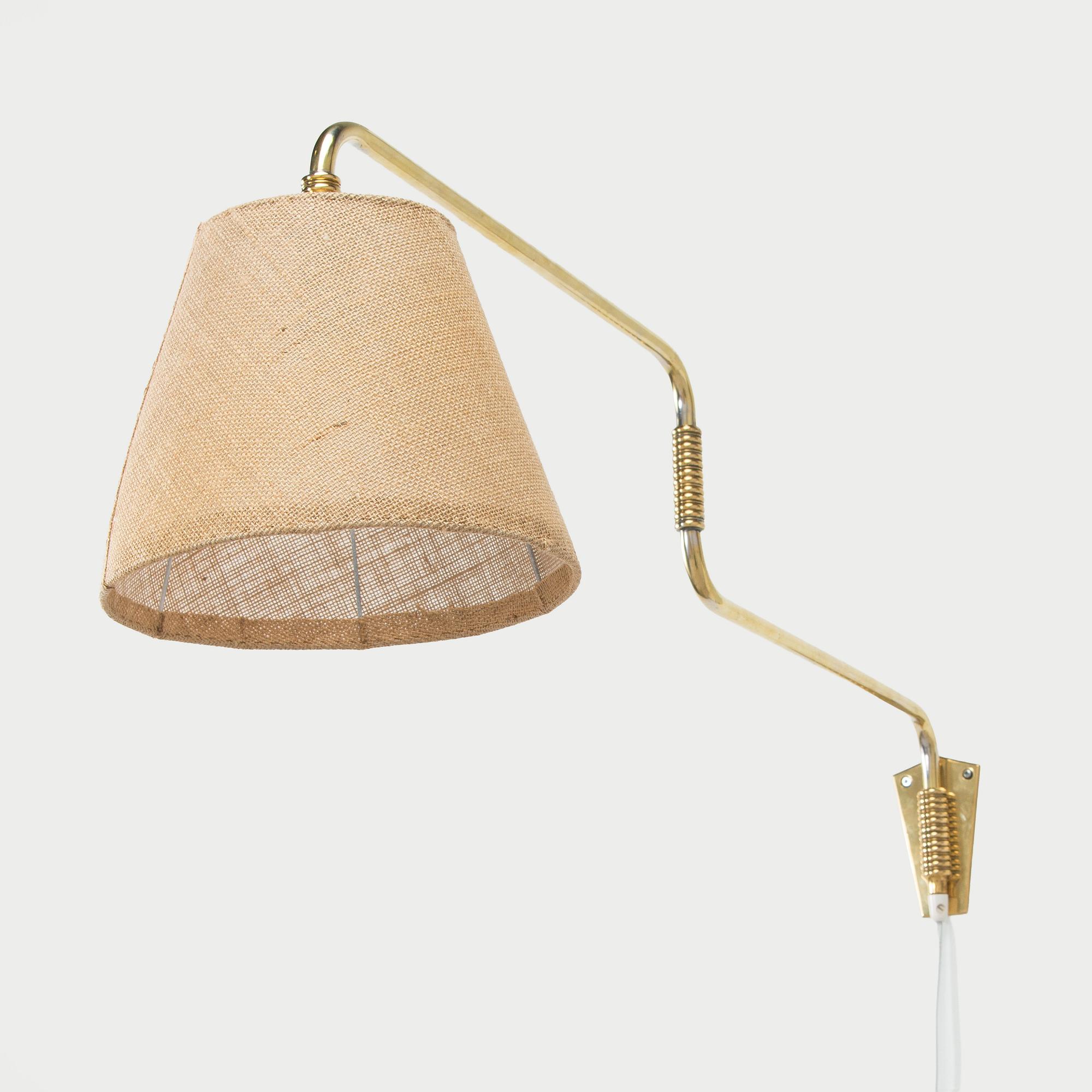 Vägglampa, 1900-talets mitt.