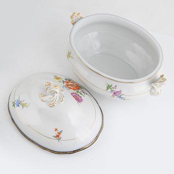 Service parts, 13 pcs, porcelain, Meissen, Germany, 1934-1945.