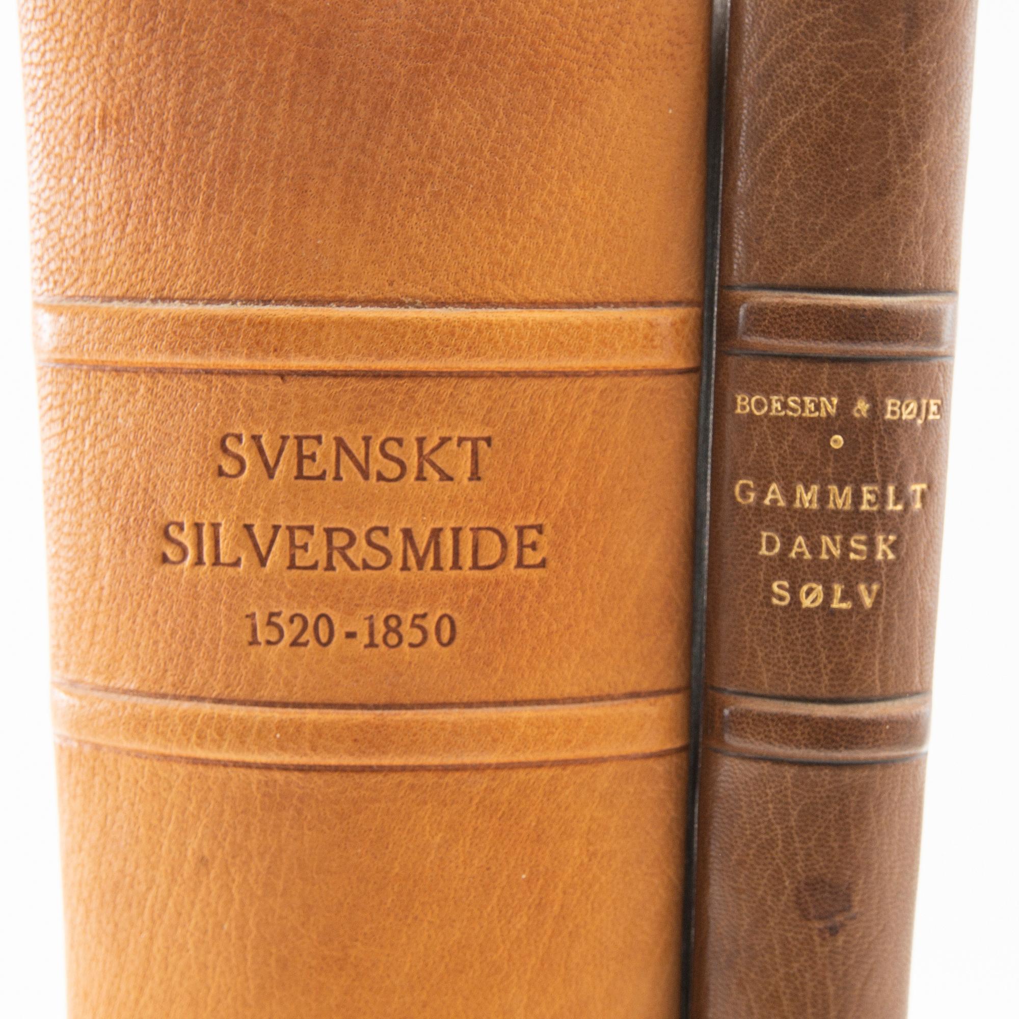 Books 2 vol "Swedish Silverwork 1520-1850, Gold and Silver Marks", "Old Danish Silver".