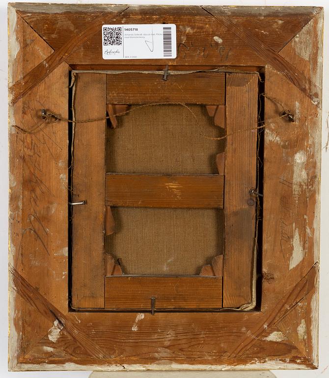 Amanda Sidwall, oil on canvas, signed and dated Issy 1881.