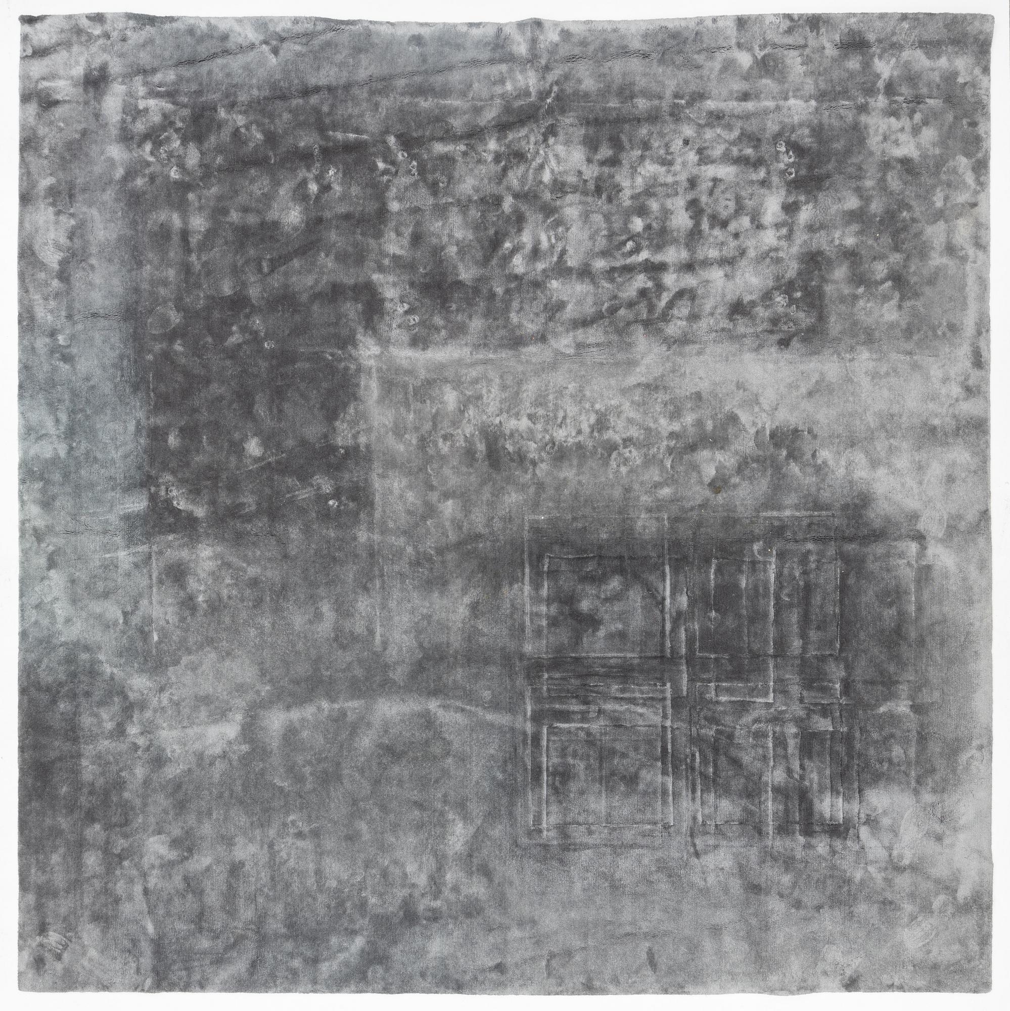 Rug, Ogeborg Design Collection, "Astro", grey, 420 x 420 cm.