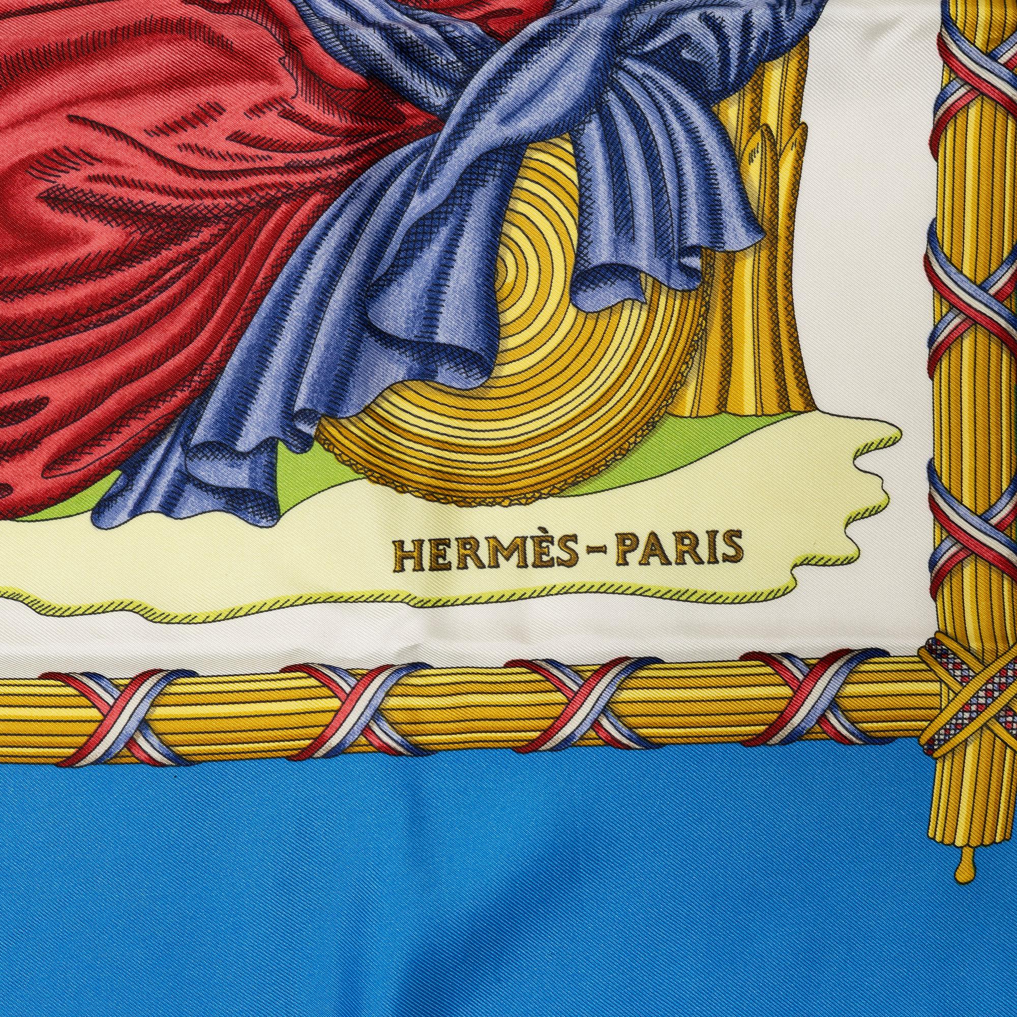 Hermès, scarf, "1789 Liberty Equality Brotherhood".