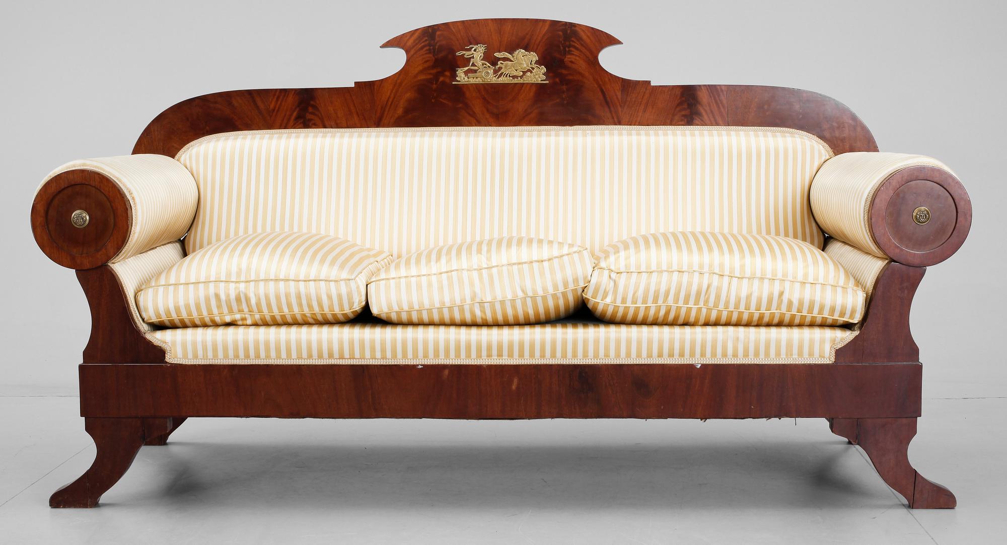 SOFFA, empire, 1800-talets första hälft.