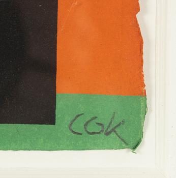 C Göran Karlsson, färgserigrafi, signerad 27/70.