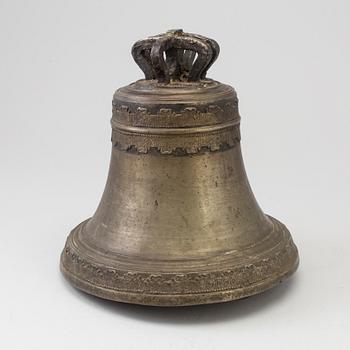 A cast iron bell made in Stockholm 1825.