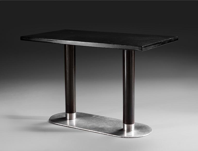 An Axel-Einar Hjorth Typenko black lacquered console table, NK Sweden 1931.