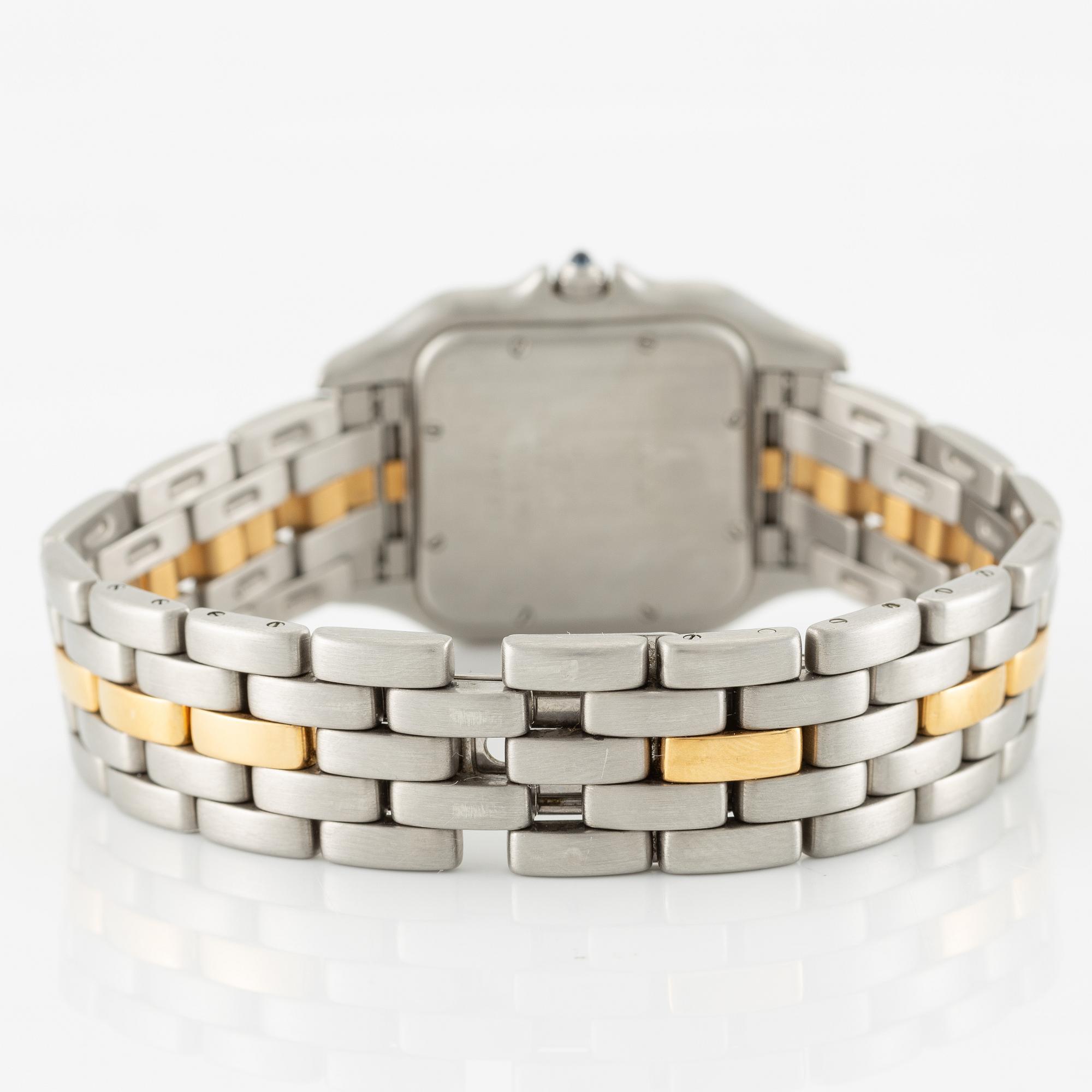 Cartier, Panthère, "Jumbo", wristwatch, 29.5 x 29.5 (39.5) mm.