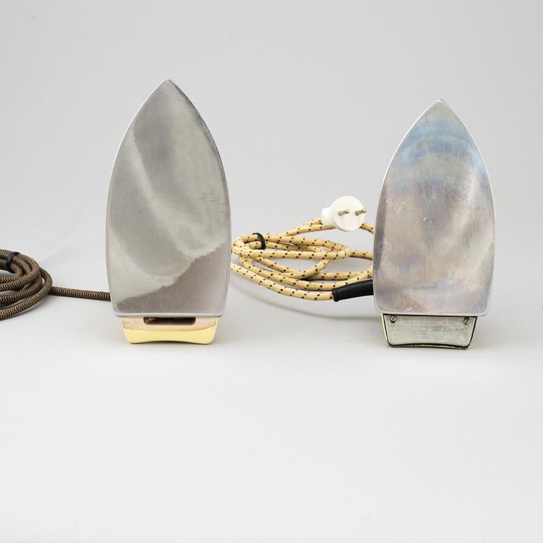 STRYKJÄRN, 2 st, 1940-tal.