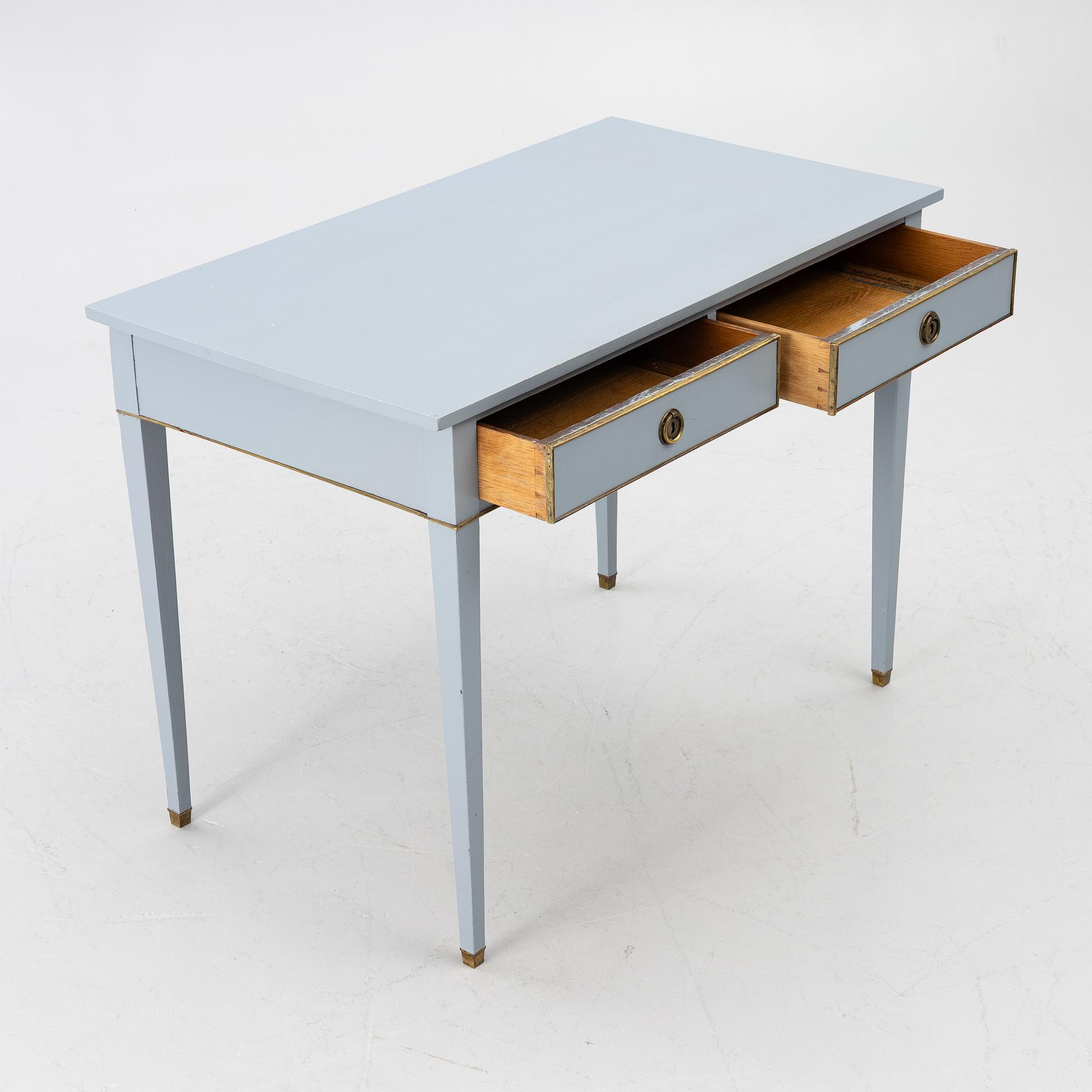 Desk, Gustavian style, early 20th century.