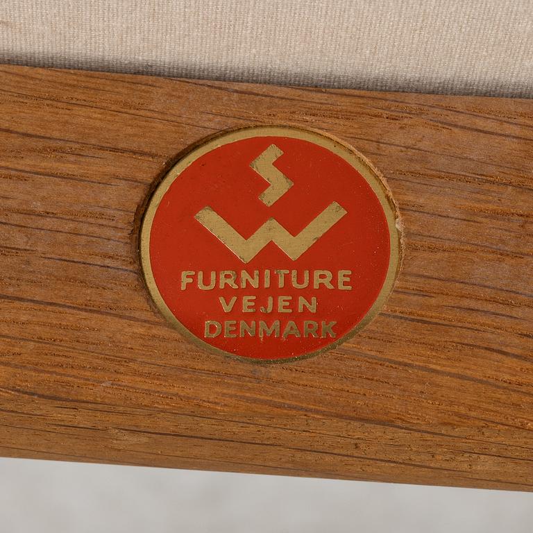 Jörgen & Nanna Ditzel, a pair of 'Kitani ND-01' armchairs, Willadsen, Vejen, Denmark, 1950s.