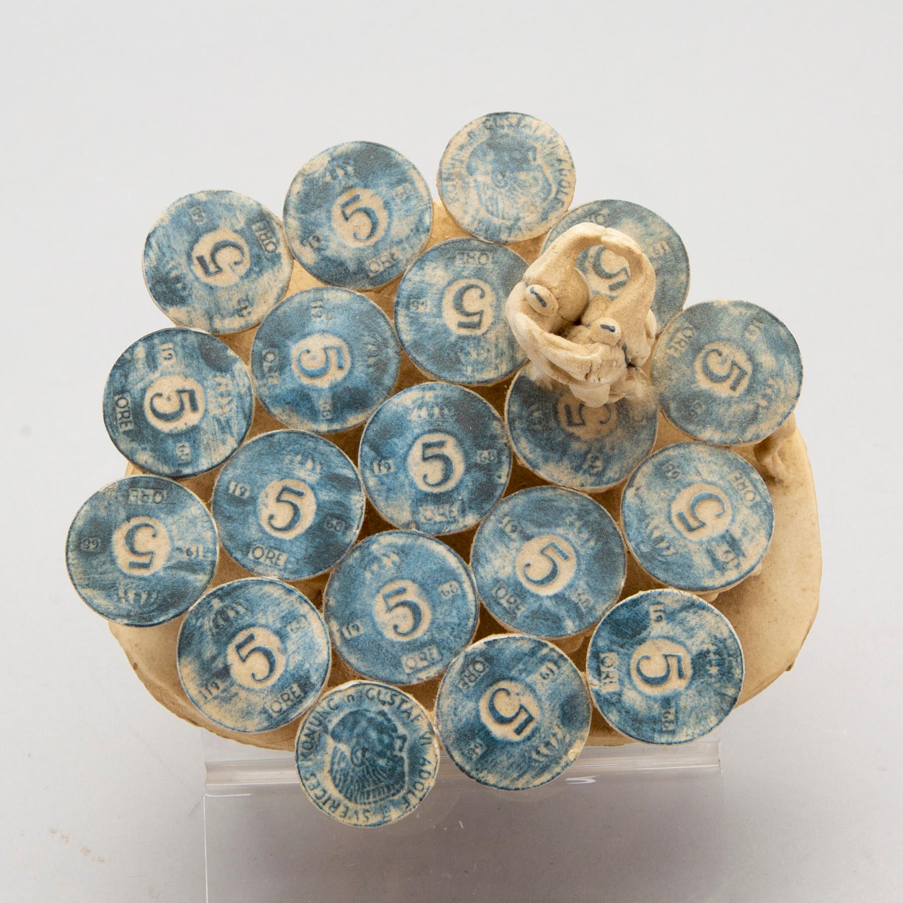 BRITT-INGRID "BIP" PERSSON sculpture, signed, 1960's.