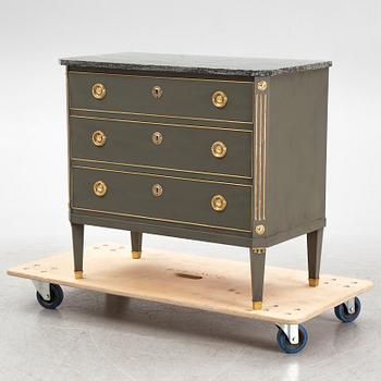 A Gustavian Style Chest of Drawers, mid-20th Century.