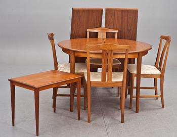 MATSALSMÖBLEMANG, 6 delar, 1900-talets andra hälft.