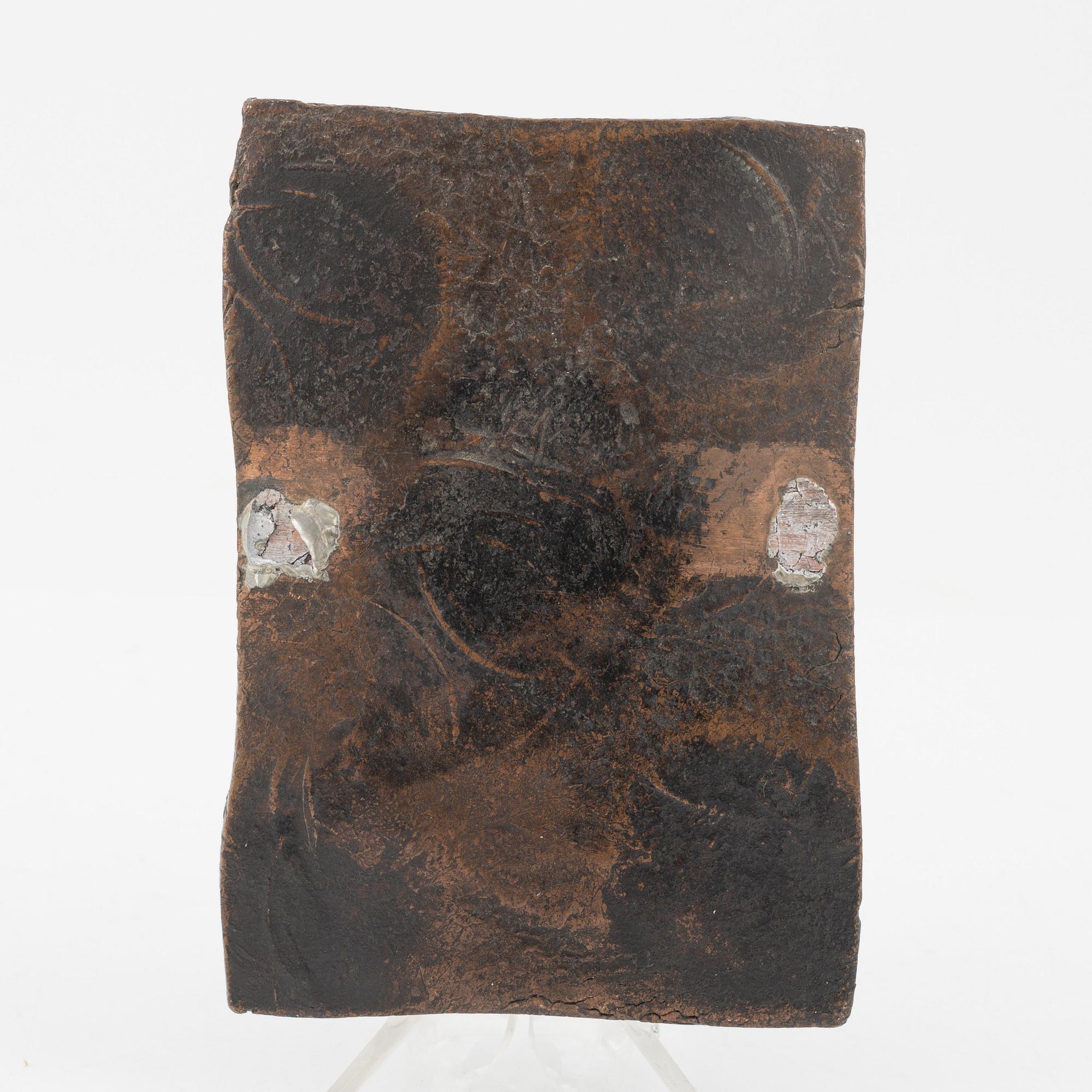 Plåtmynt, Adolf Fredrik, 1/2 daler silvermynt, 1751, Avesta.