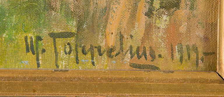 Woldemar Toppelius, Iltahämärä rannalla.