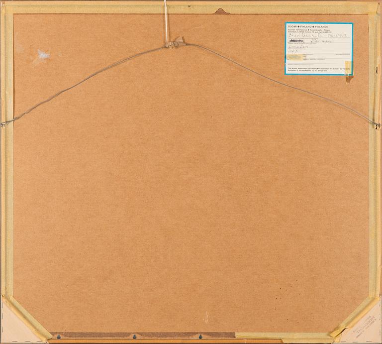 Olavi Vaarula, gouache, signerad och daterad 1987.