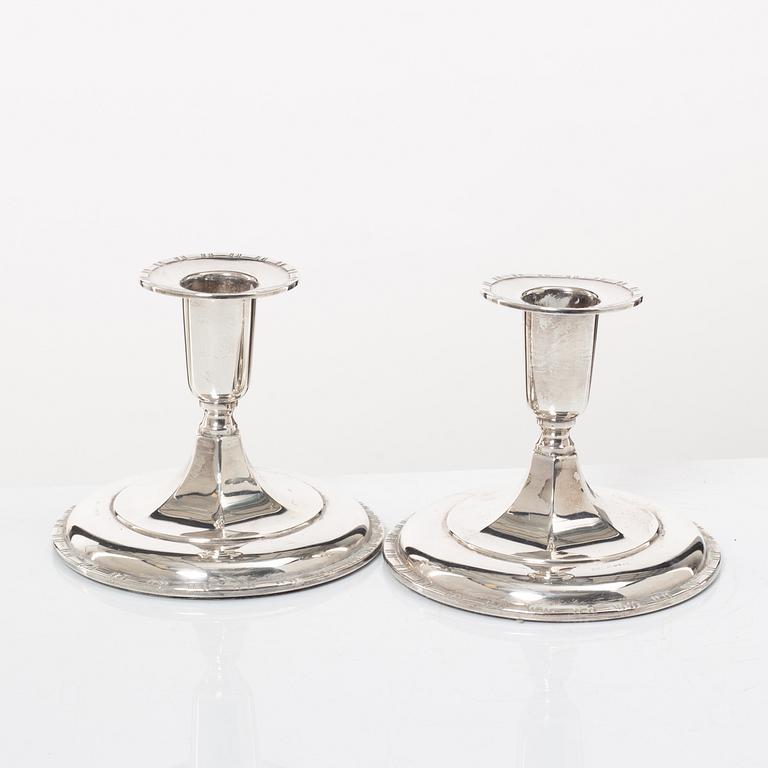 Candelabra, 2 pairs, K&EC/Ceson, Gothenburg, 1956-78.