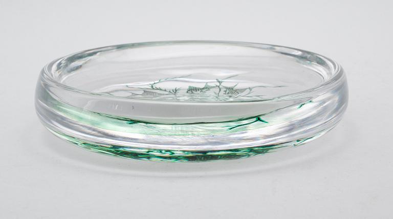 SKÅLFAT, glas, "Graal", Edward Hald, Orrefors, 1955, signerad.