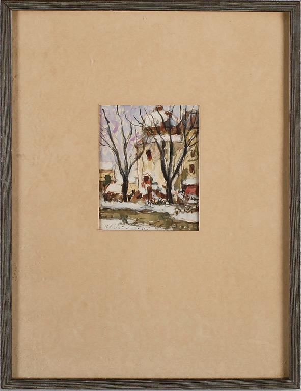 RAPHAËL PRICERT, 3 st, blandteknik, signerade.