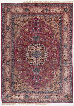 Matta, antik Täbris, Västra Persien, ca 447 x 322 cm.