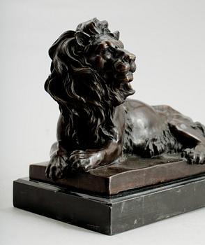 ANTOINE LOUIS BARYE, efter, skulptur, brons, 1900-talets andra hälft.