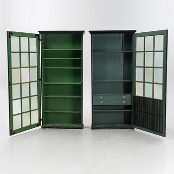 A pair of book cabinets, 18th-19th century.