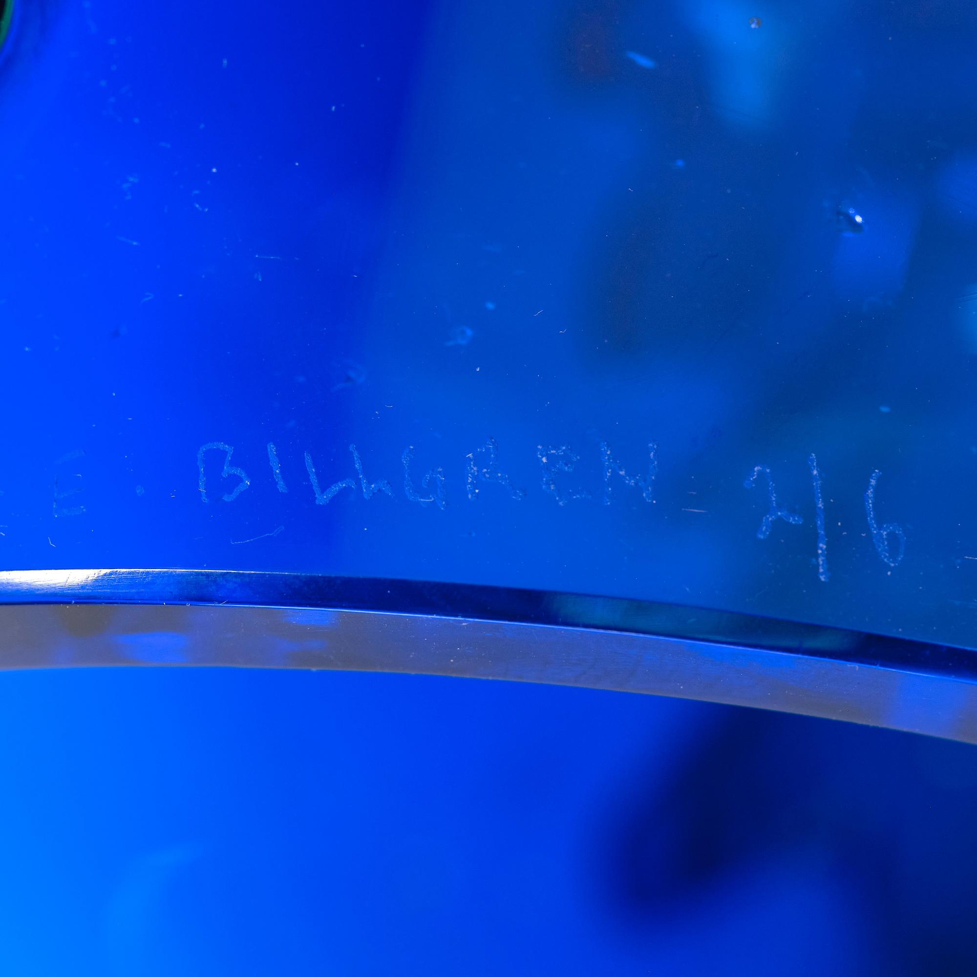 Ernst Billgren, "Väktare", skulptur, Berengo Studio, Murano 2000, ed. 2/6.