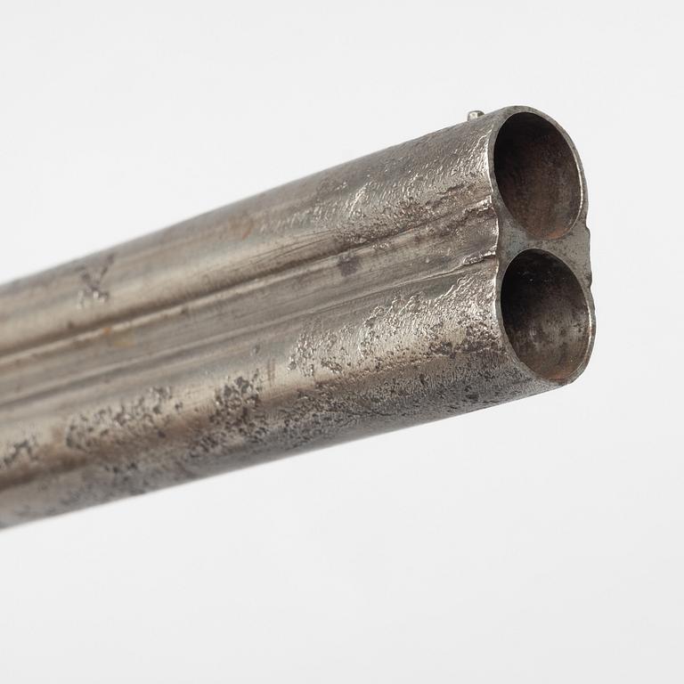 Slaglåspistol, dubbelpipig, 1800-talets andra hälft.
