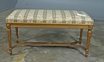 TABURETT, gustaviansk stil, omkring 1900.