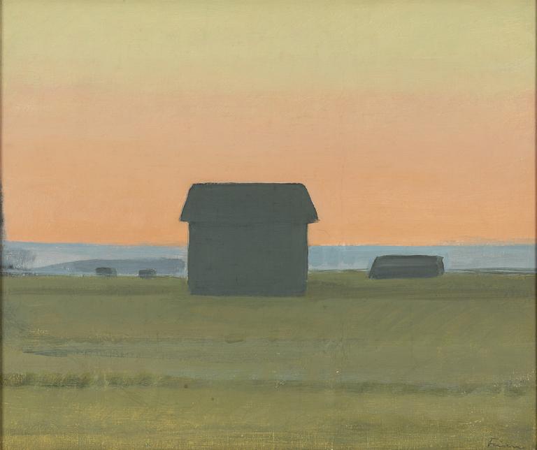 Vera Frisén, Cabins at Sunset.