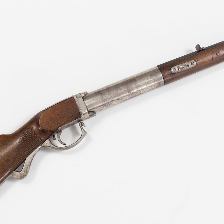 An Oscar Will "Bugelspanner" air rifle from Germany ca 1920-50.