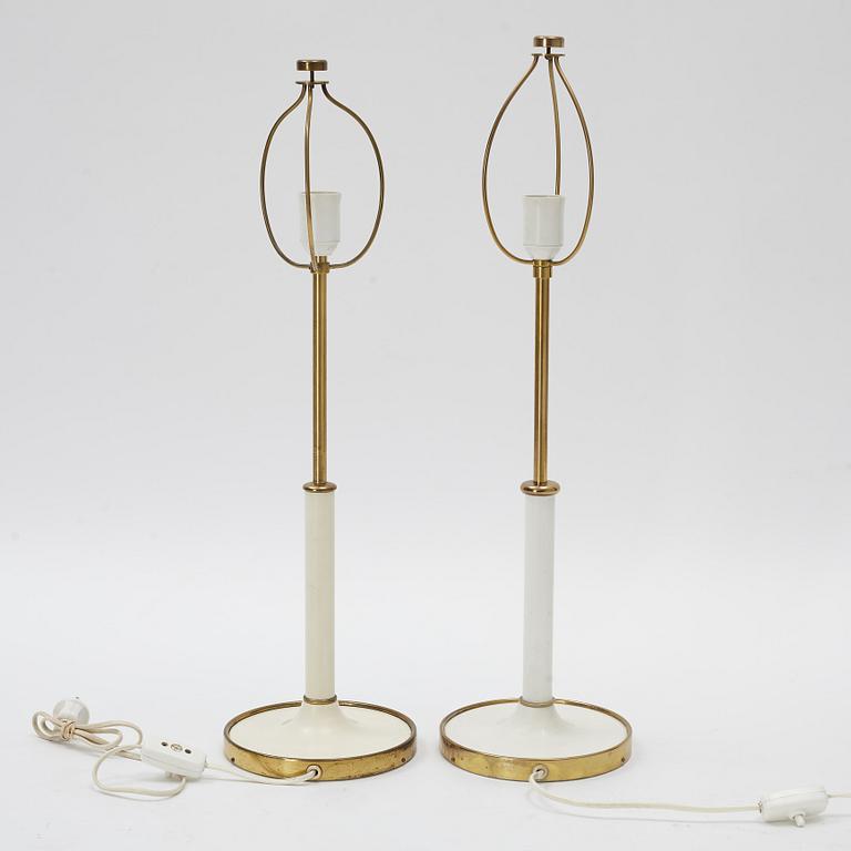 Josef Frank, a pair of model 2466 table lamps,  Svenskt Tenn.