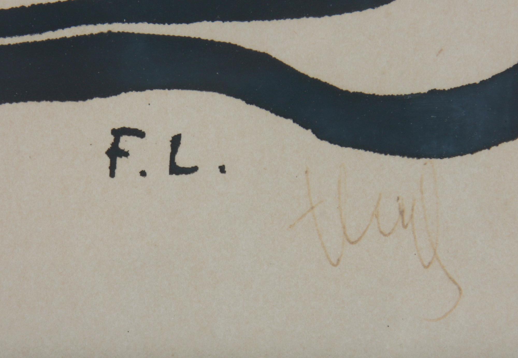 LEGER, FERNAND. Färglitografi, sign o numr 196/200.