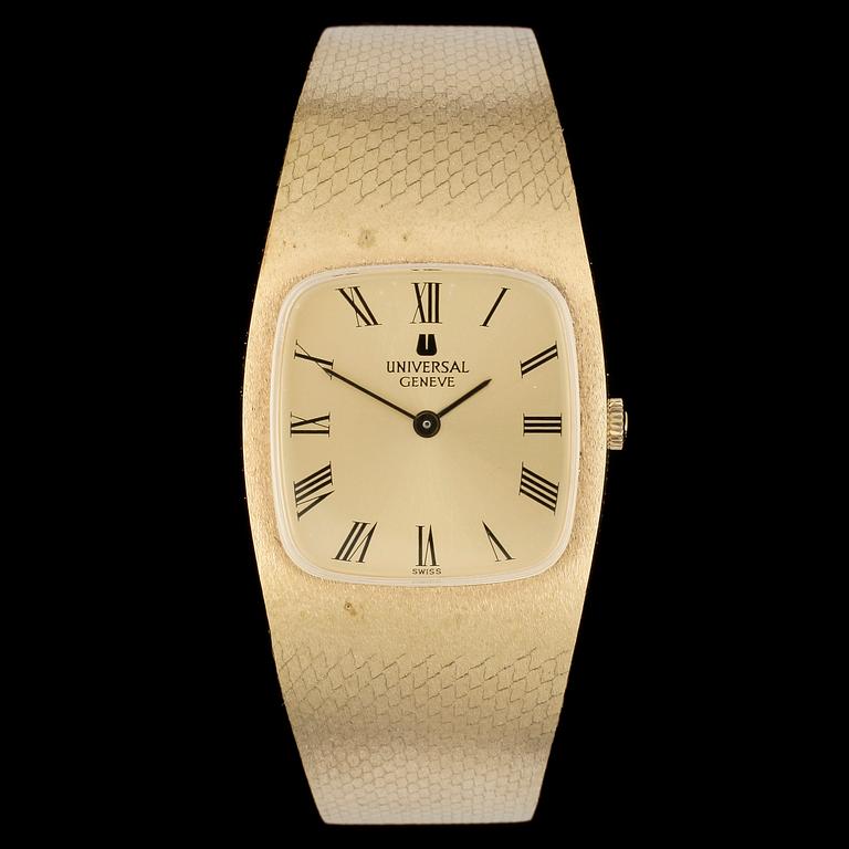 ARMBANDSUR, Universal Genève, doublé, 1970-tal.